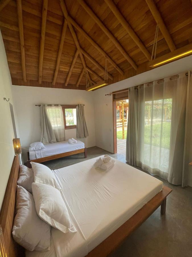 Casa Rosa Atins Villa Bagian luar foto