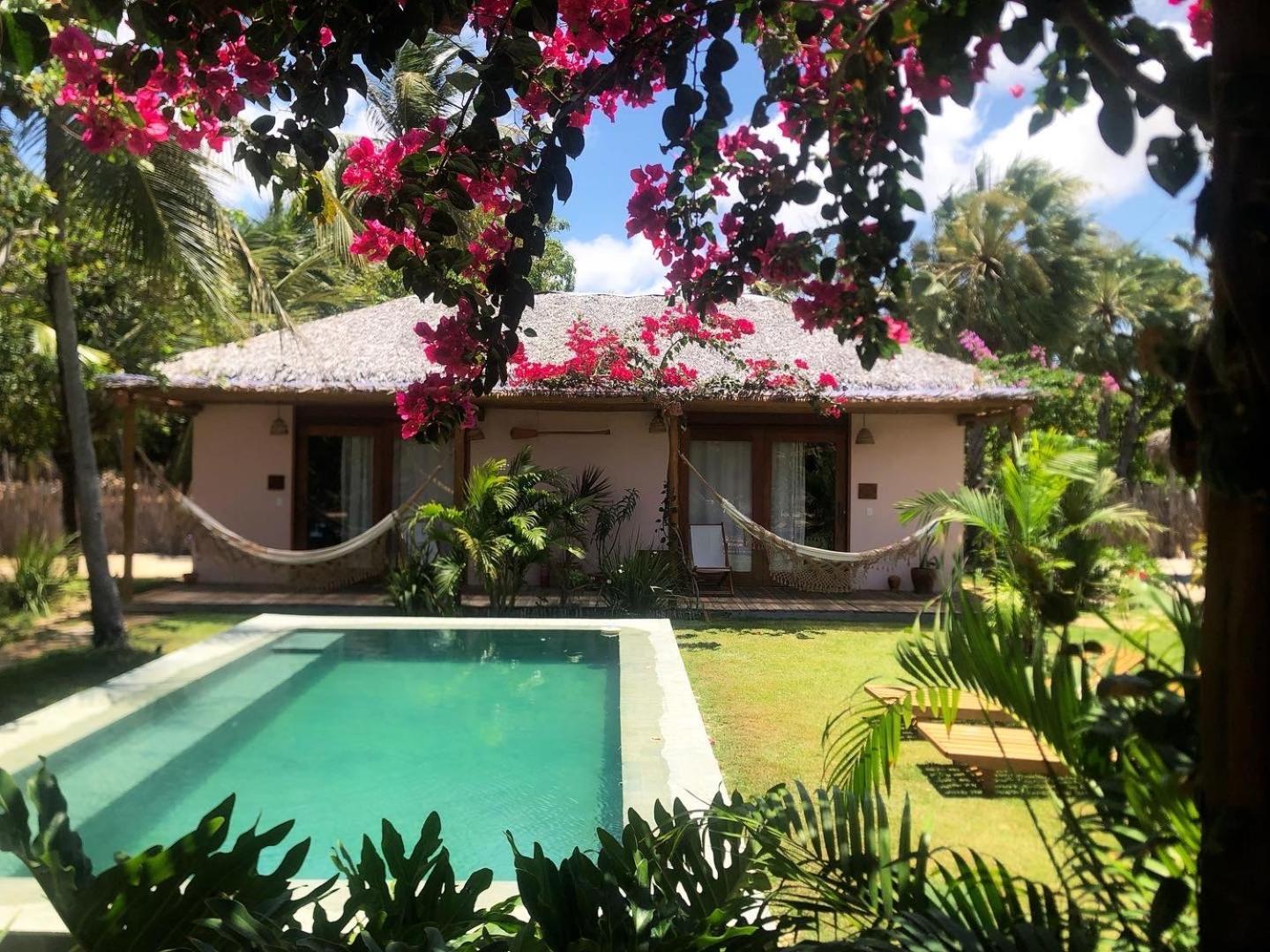 Casa Rosa Atins Villa Bagian luar foto